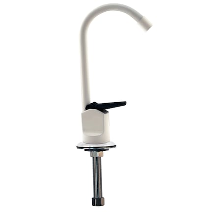 Westbrass Touch-Flo Style 6" Pure Water Dispenser in Powdercoated White D203-NL-50